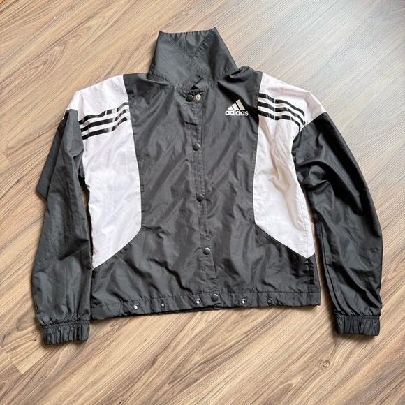 adidas Jackets & Blazers - adidas Black and White Women's Bomber Track Jacket